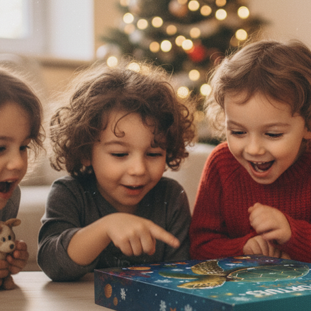 Calendrier De l’Avent: Les 24 Tortues de Noël – Édition Magique