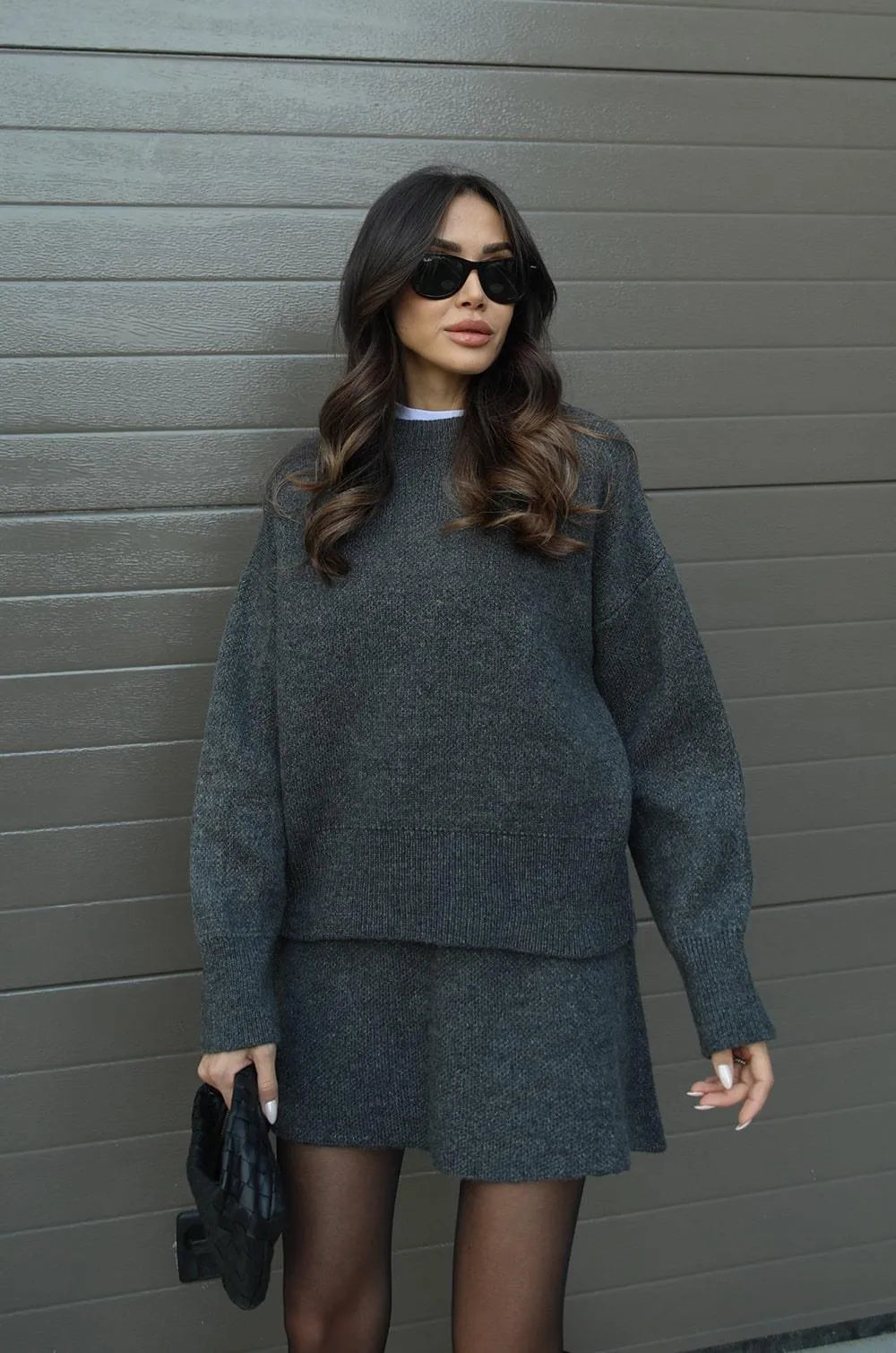 L'LEVANI™ | Ensemble Jupe En Coton (Pull + Jupe)