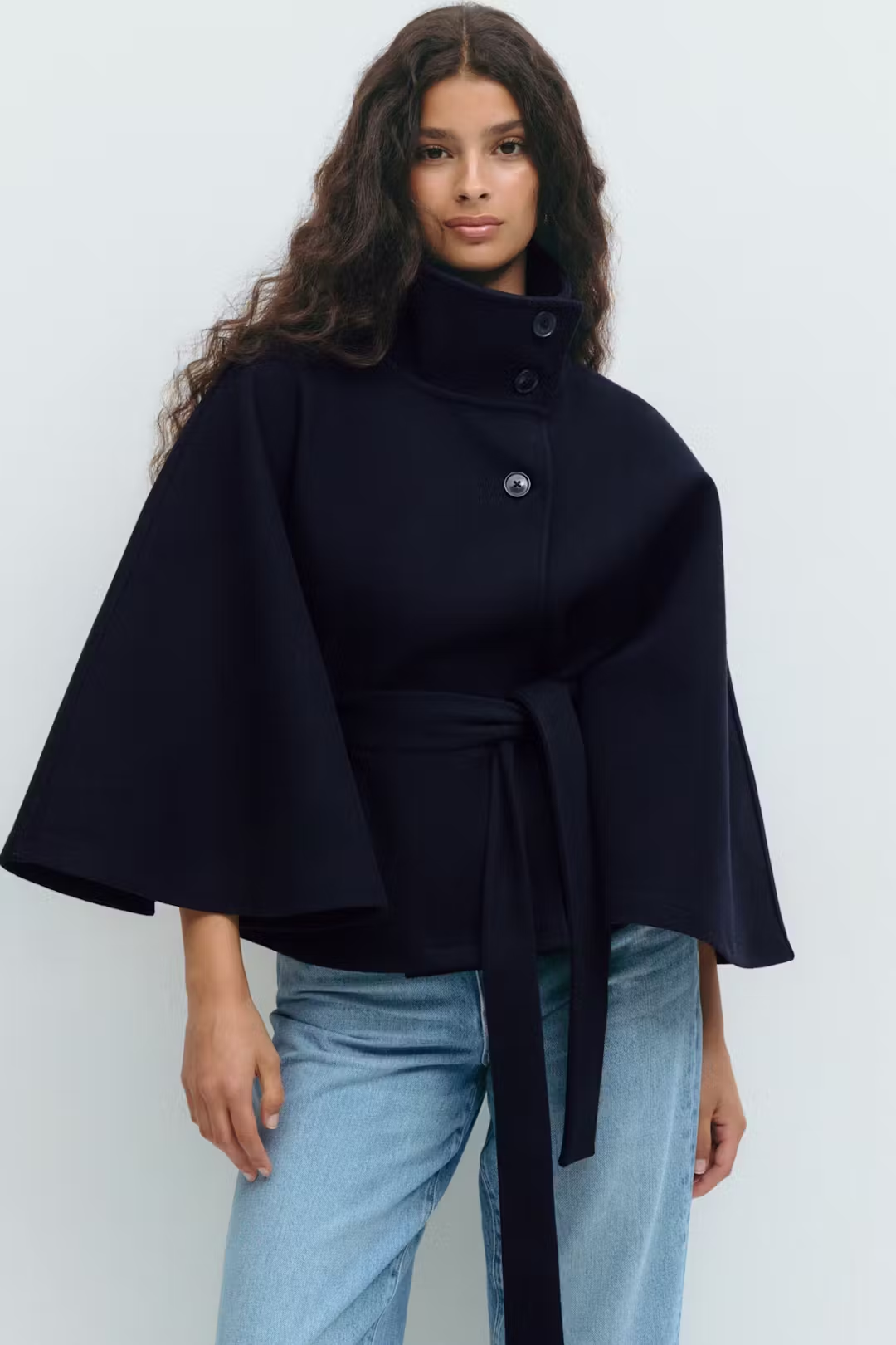 L'LEVANI™ | Gianna - Manteau ceinture de cape