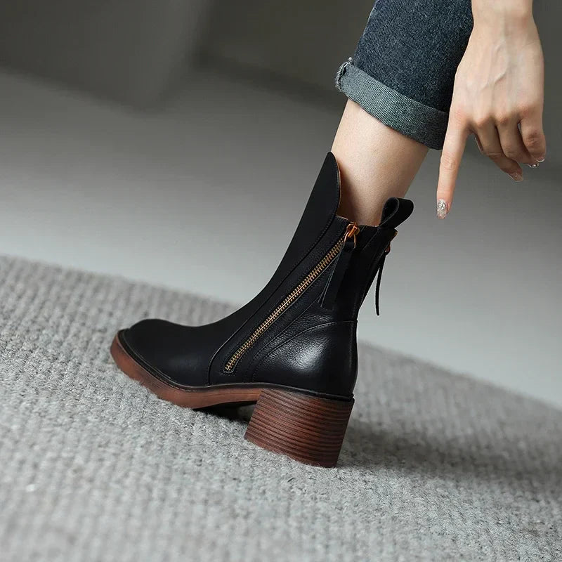 L'LEVANI™ | KLARA - BOTTINES EN CUIR