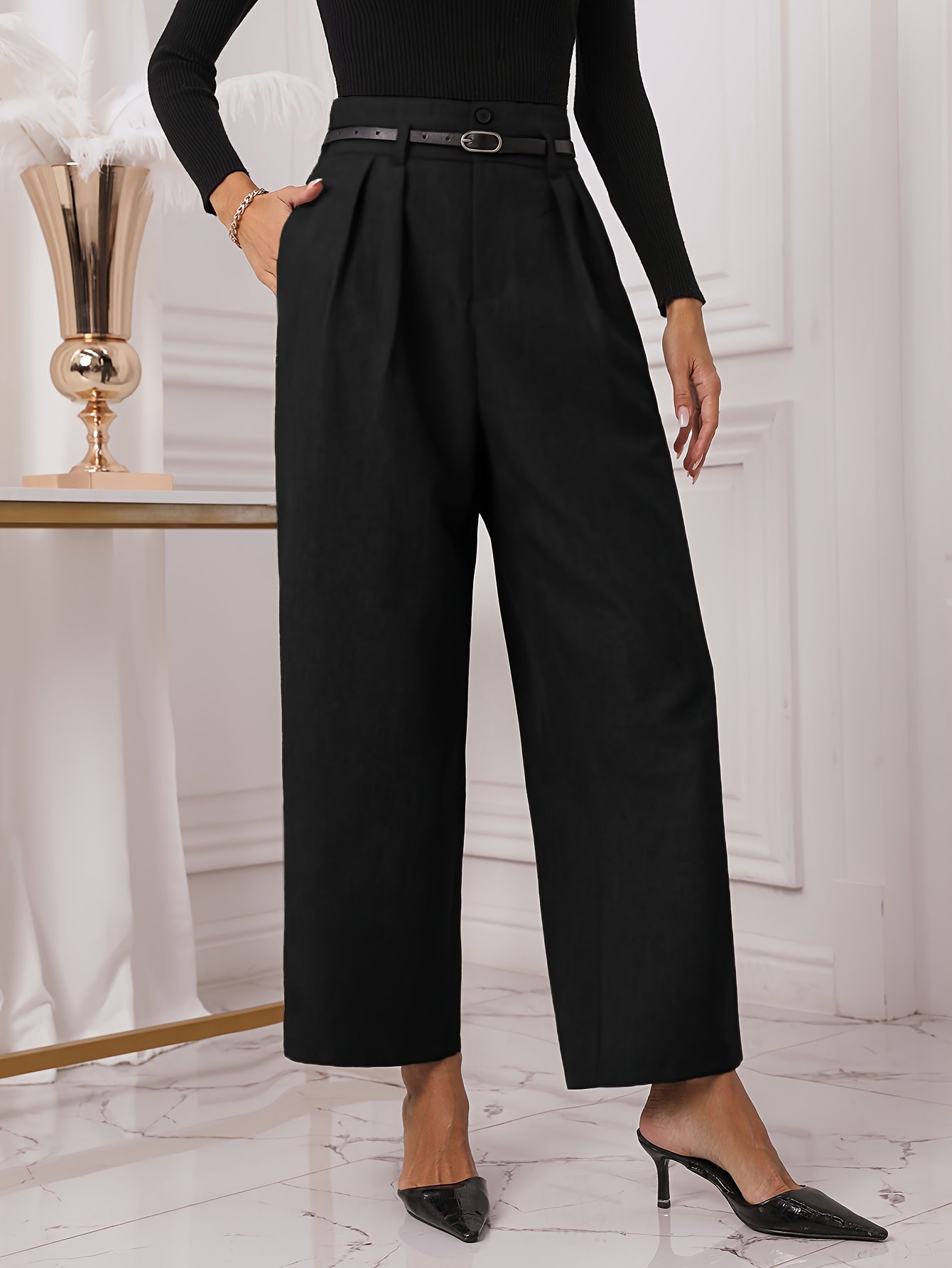 L'LEVANI™ | MARION - PANTALON CLASSY TAILLE HAUTE