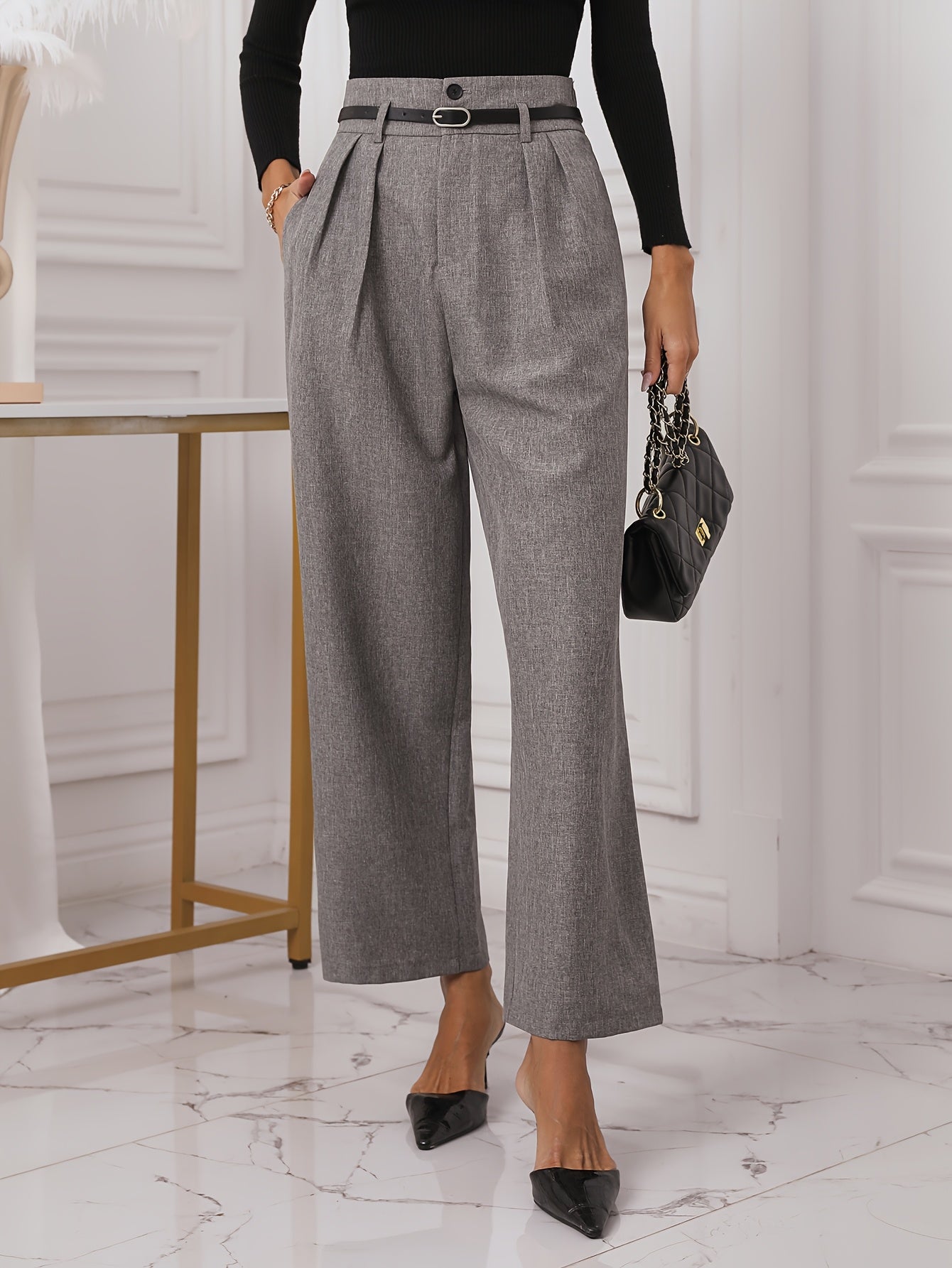L'LEVANI™ | MARION - PANTALON CLASSY TAILLE HAUTE