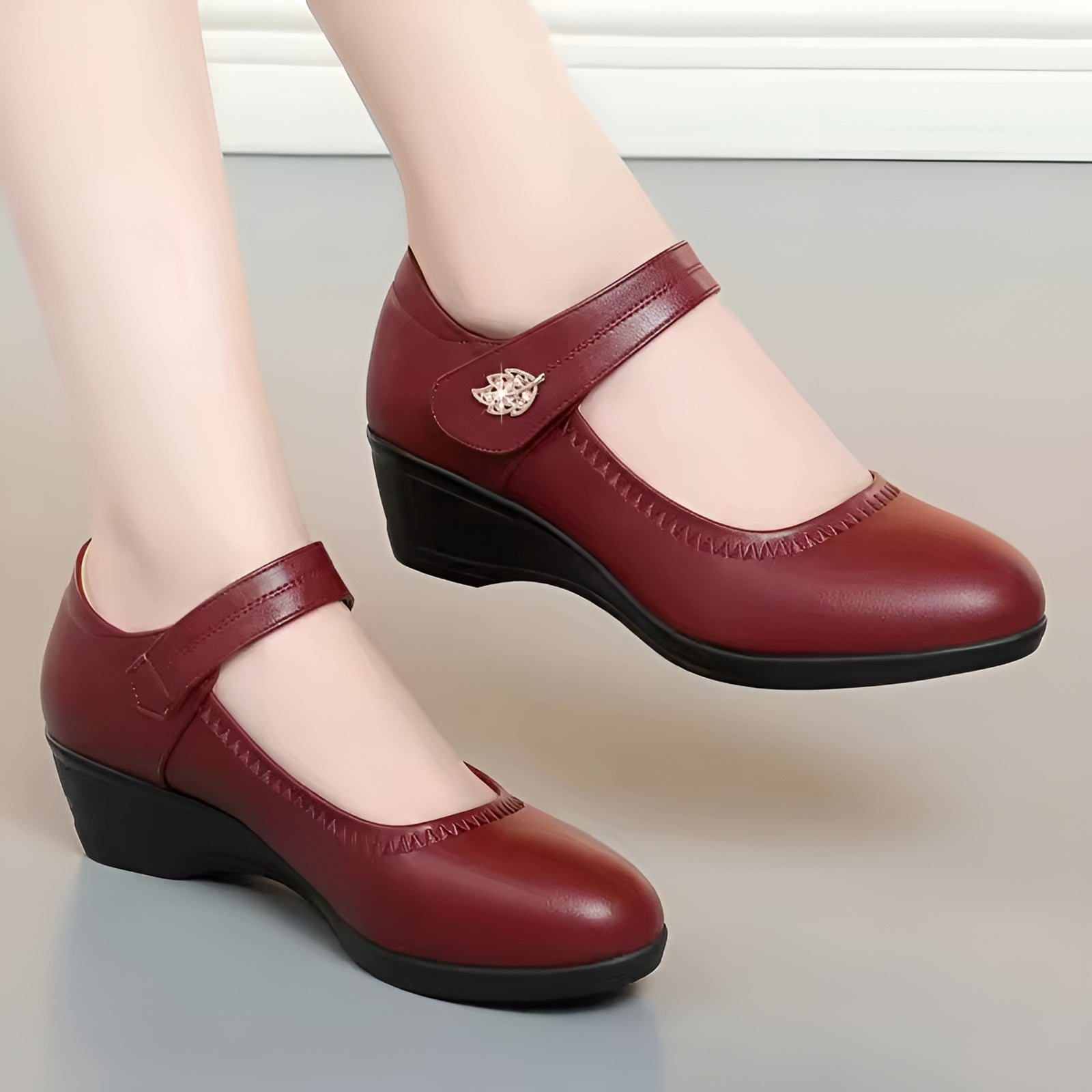 L'LEVANI™ | MELLY - CHAUSSURES EN CUIR PU SOUPLE