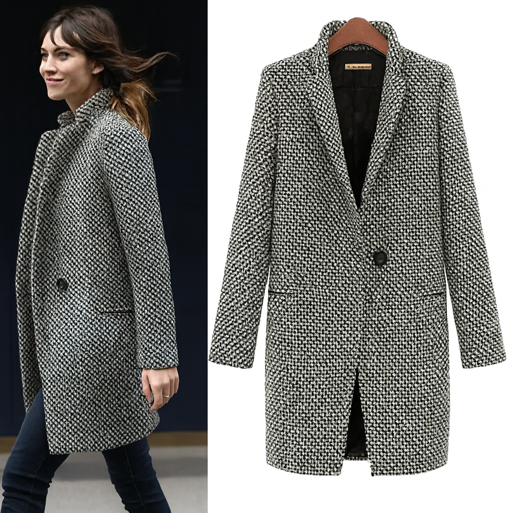 L'LEVANI PARIS | Manteau Claudia élégant pour l'automne et l'hiver
