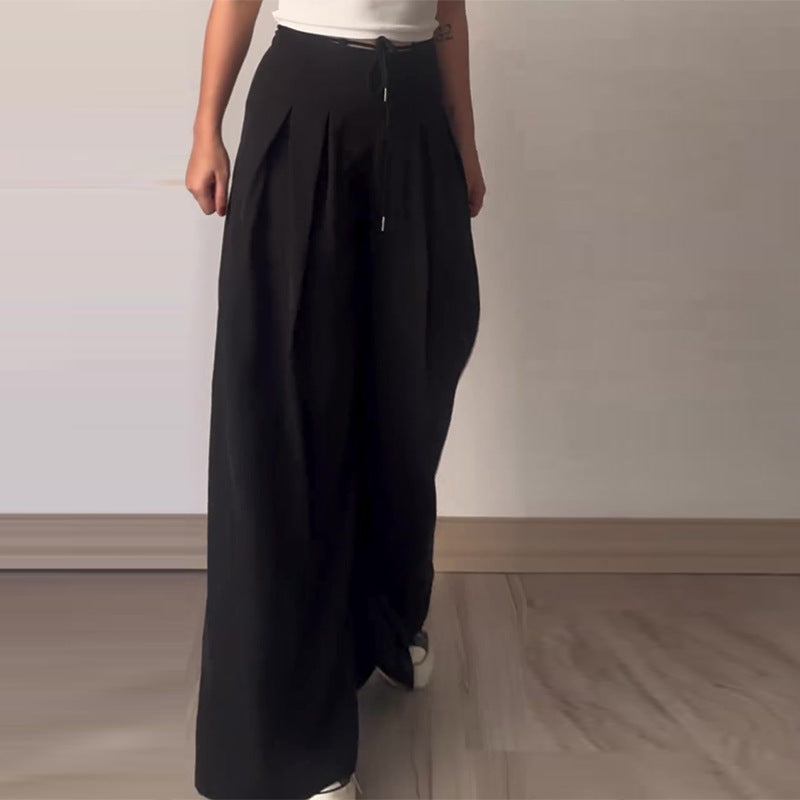 L'LEVANI™ | Pantalon Large En Lin Taille Haute Pour Femme – Léger, Fluide & Respirant