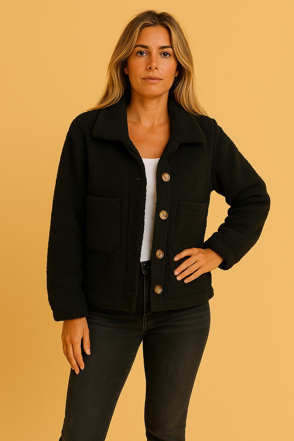  L'LEVANI™ | AMBER - VESTE DE PRINTEMPS CHAUDE