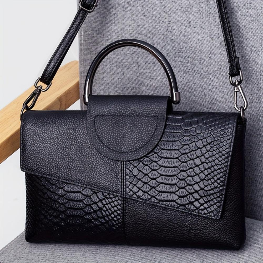  L'LEVANI™ | CELESTE - SAC DE LUXE À MOTIF CROCODILE