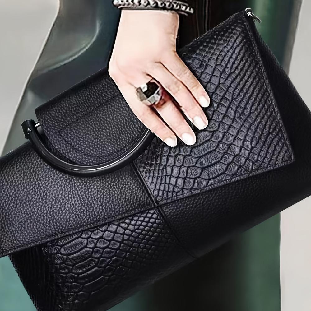  L'LEVANI™ | CELESTE - SAC DE LUXE À MOTIF CROCODILE