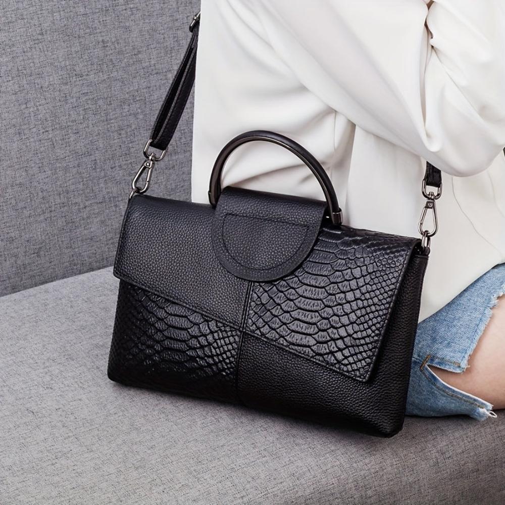  L'LEVANI™ | CELESTE - SAC DE LUXE À MOTIF CROCODILE