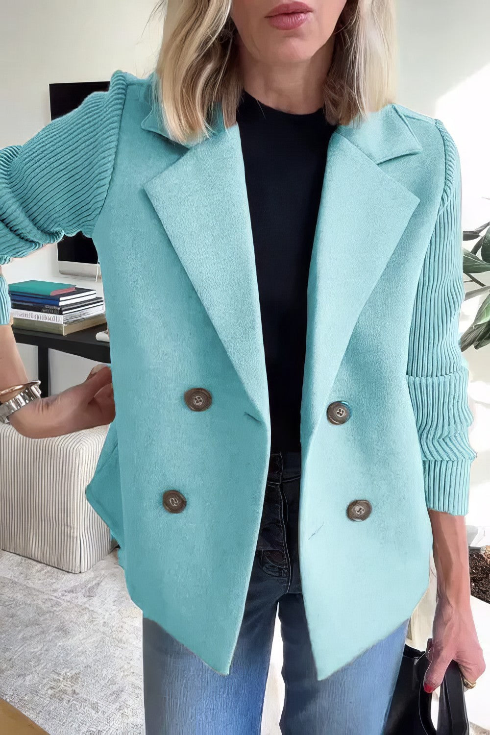  L'LEVANI™ | CLAIRE - VESTE DE CARDIGAN EN PATCHWORK