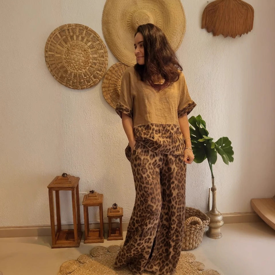  L'LEVANI™ | Ensemble « Sauvage Chic » – Élégance Sauvage & Confort Naturel