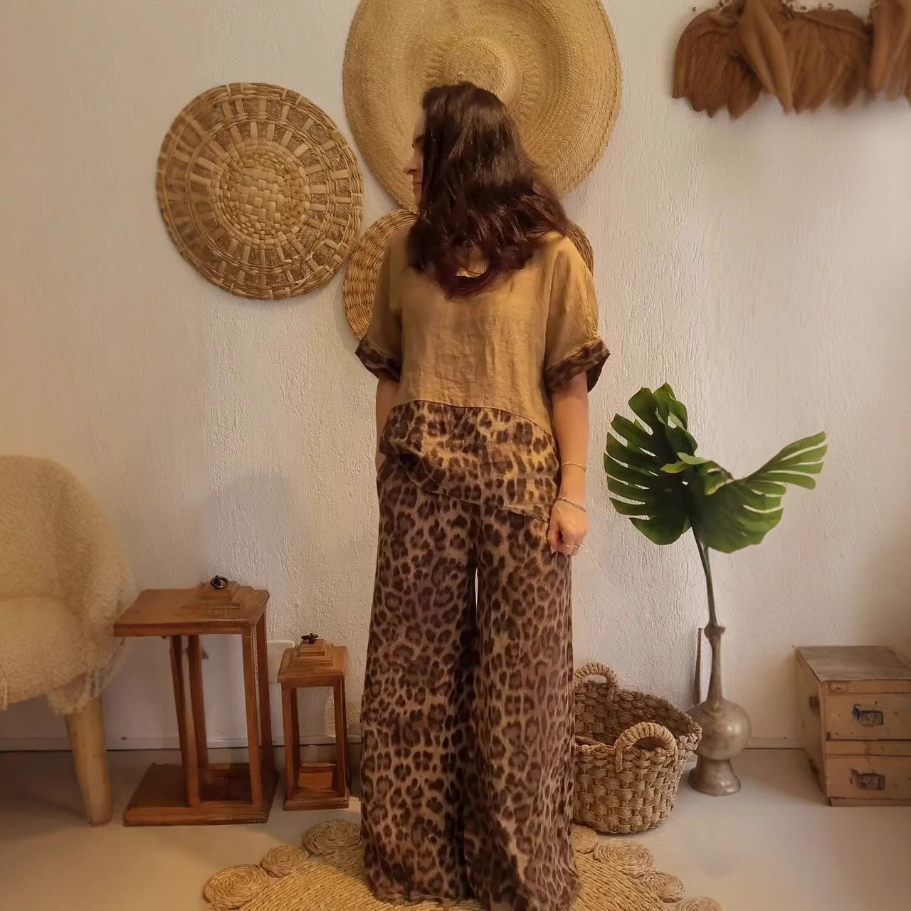  L'LEVANI™ | Ensemble « Sauvage Chic » – Élégance Sauvage & Confort Naturel