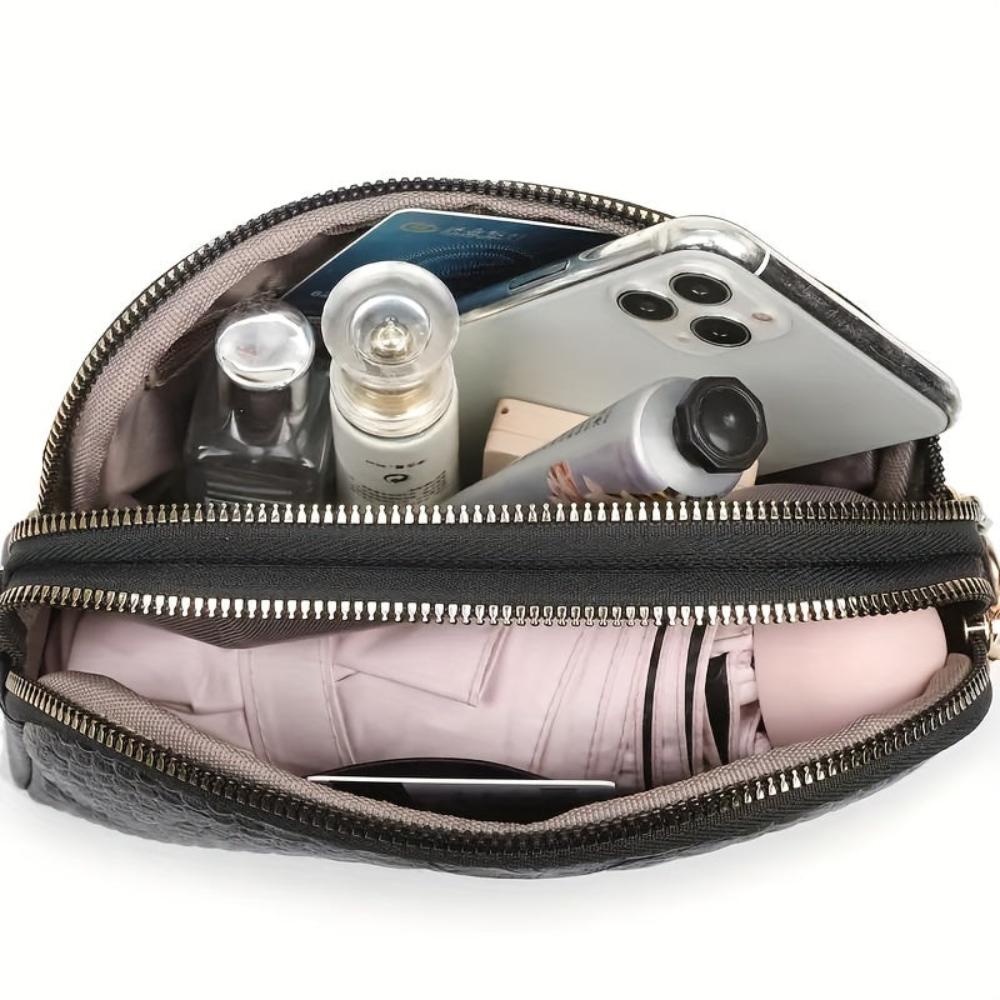  L'LEVANI™ | ISABELLA - MINI SAC BANDOULIÈRE EN SIMILI CROCODILE