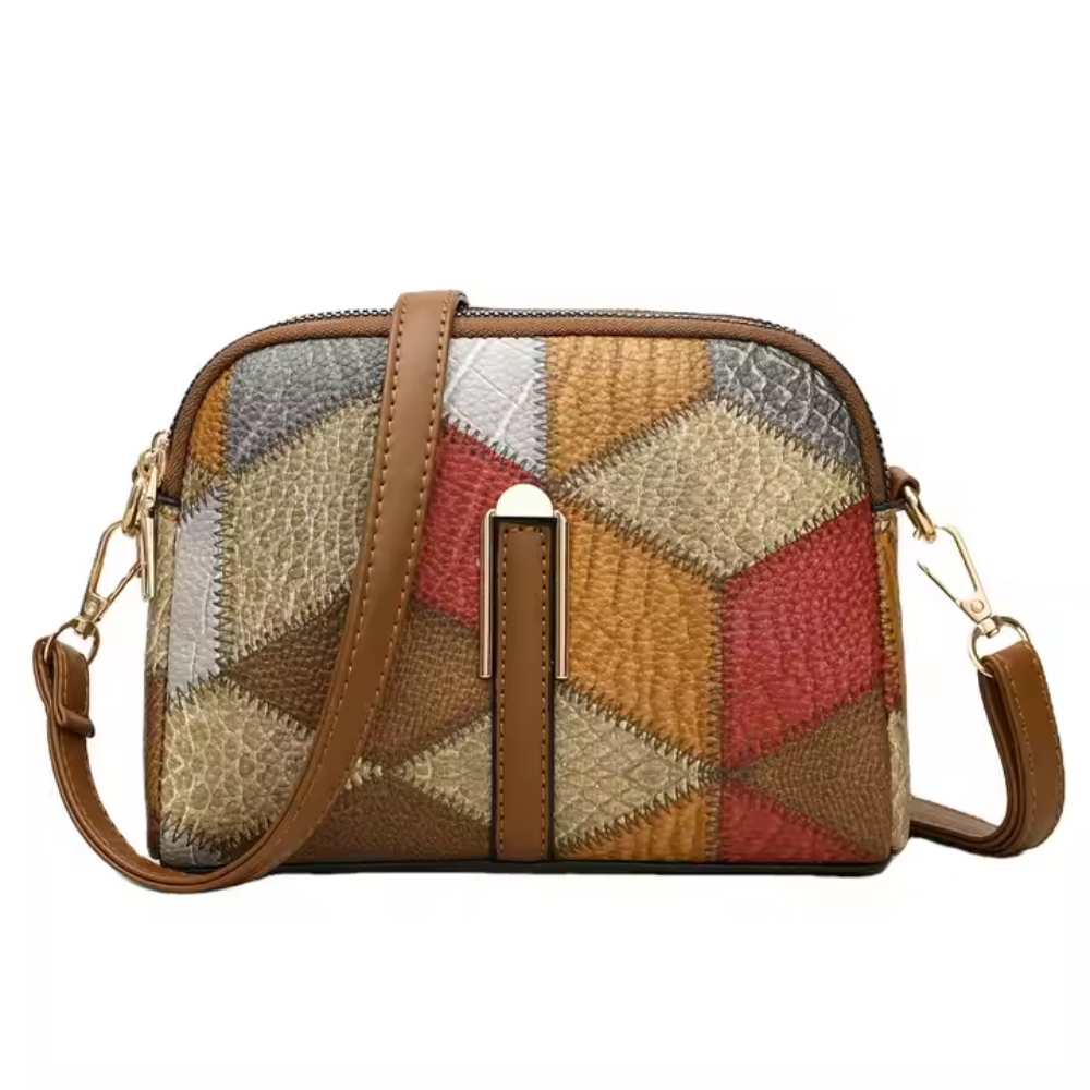  L'LEVANI™ | LUNA - SAC BANDOULIÈRE MINI EN PATCHWORK