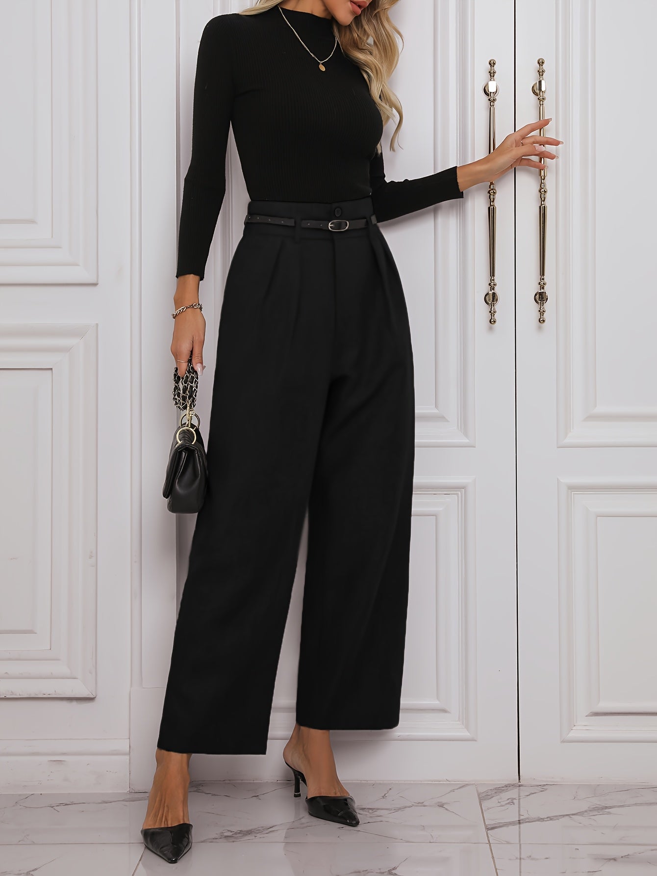  L'LEVANI™ | MARION - PANTALON CLASSY TAILLE HAUTE