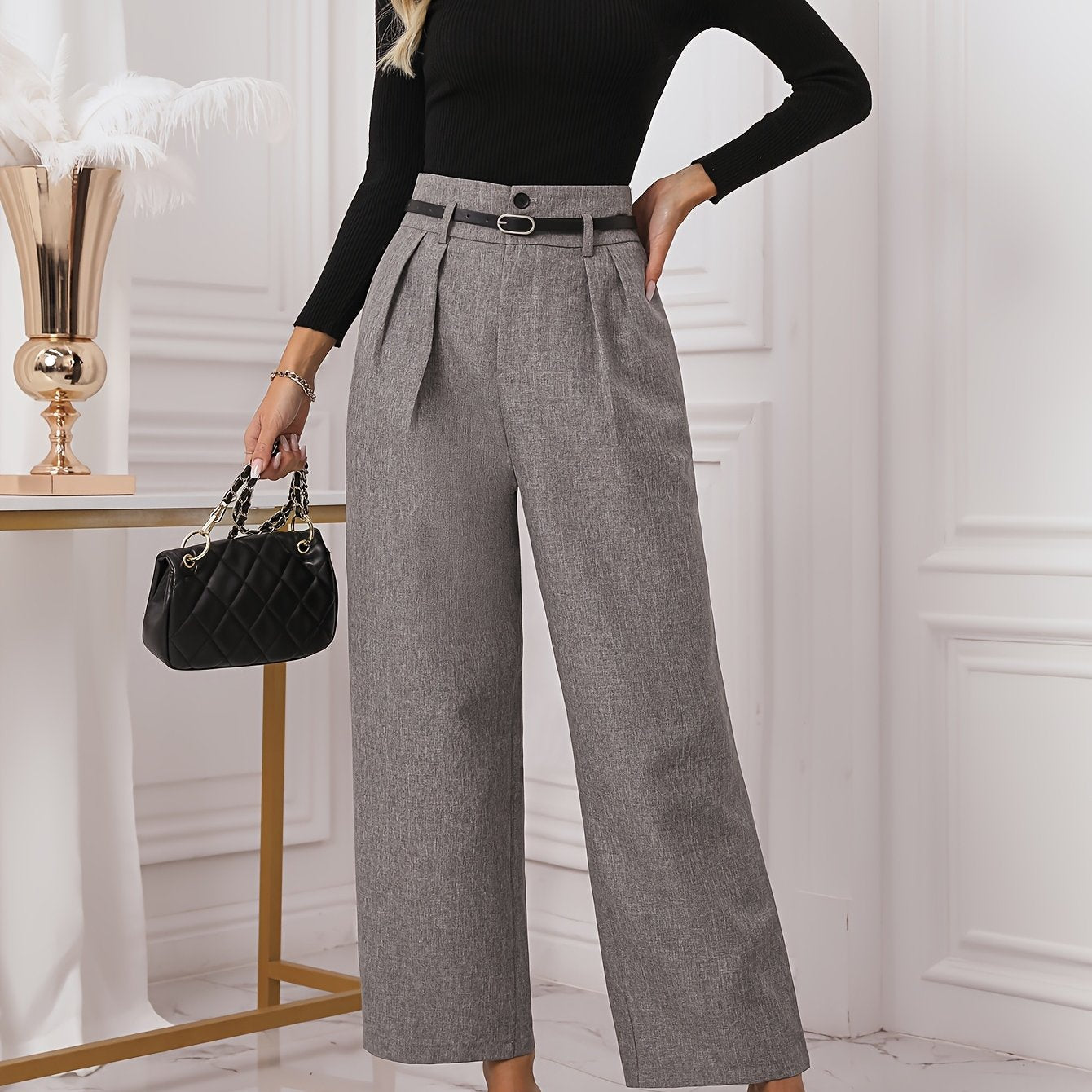  L'LEVANI™ | MARION - PANTALON CLASSY TAILLE HAUTE