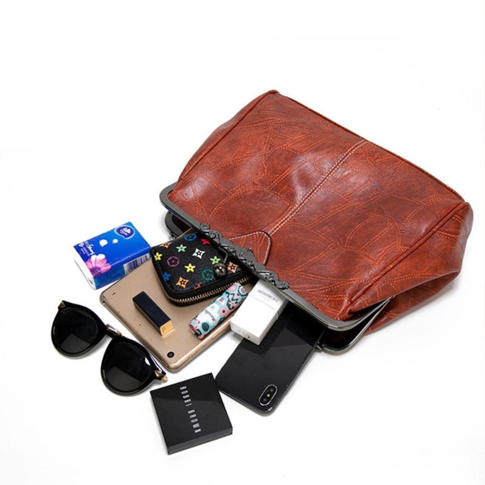  L'LEVANI™ | MILA - SAC À MAIN VINTAGE À FERMETURE À CLAPET