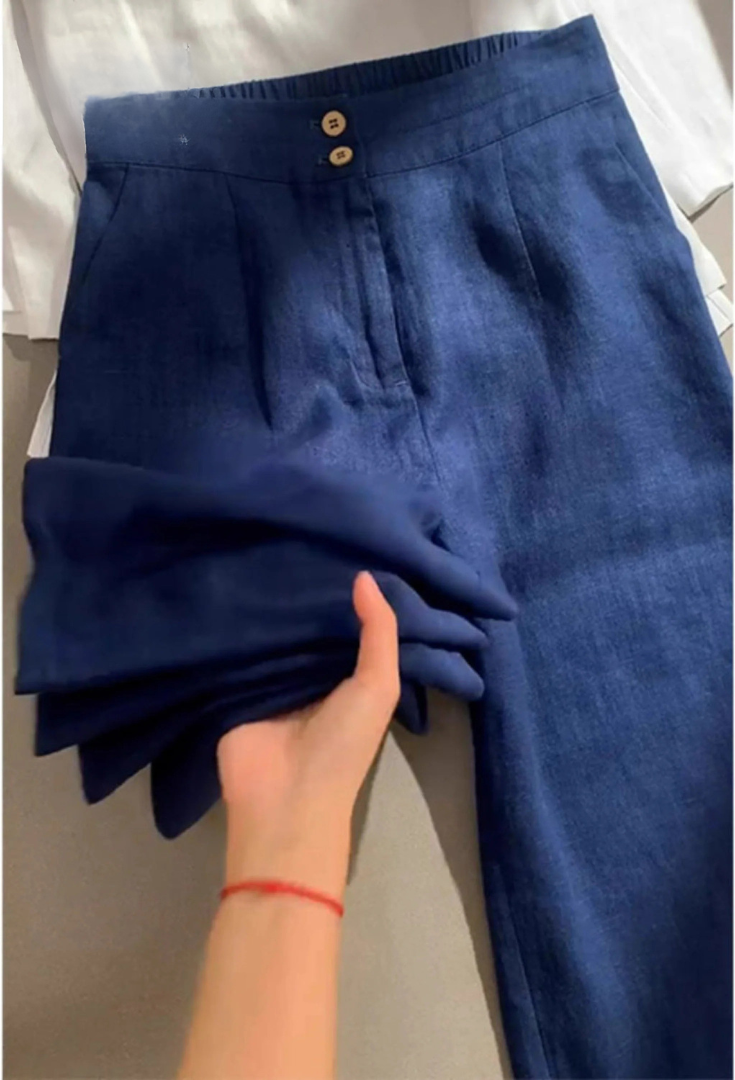  L'LEVANI™ | Maia Lino Édition – Le Pantalon En Lin Héritage