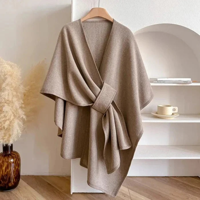  L'LEVANI PARIS - Châle poncho long