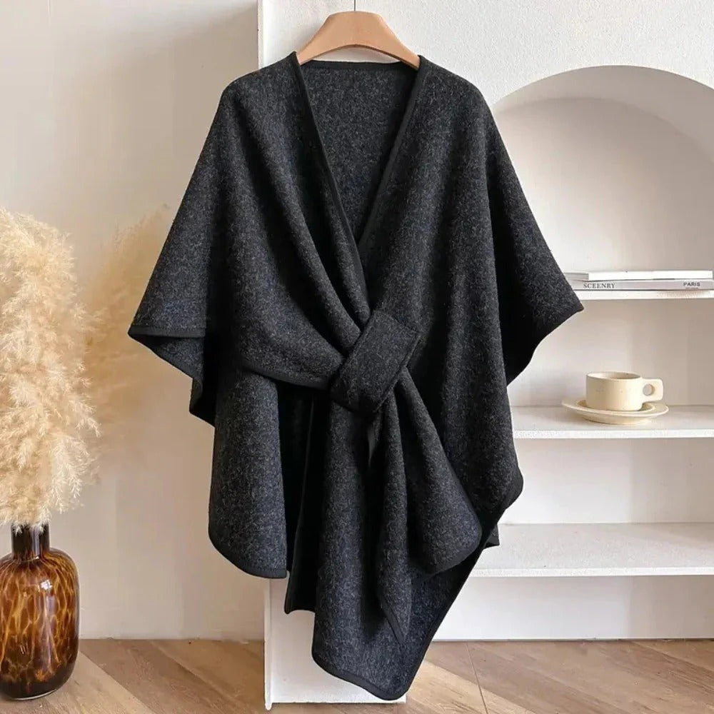  L'LEVANI PARIS - Châle poncho long
